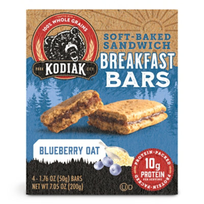 Kodiak Blueberry Oat Breakfast Bars Box - 7.05 Oz - Image 2