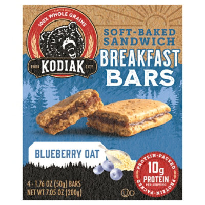 Kodiak Blueberry Oat Breakfast Bars Box - 7.05 Oz - Image 1