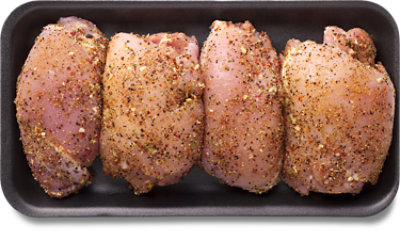 Chicken Thighs Boneless California Garlic Medley Seasoning - Lb - Image 1