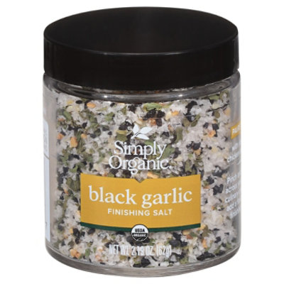 Simply Organic Salt Finishing Black Garlic - 2.19 Oz