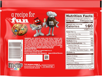 M&M'S Minis Peanut Butter Milk Chocolate Candy Bag - 8.6 Oz - Image 6