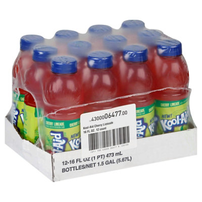 Kool Aid Cherry Limeade Beverage - 16 Fluid Ounce (Pack of 12) - Image 2