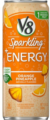 V8 Sparkling Orange Pineapple Energy Drink - 11.5 Fluid Ounce (Pack of 12) - Image 4