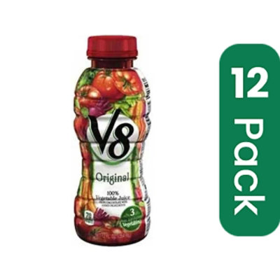 V8 Vegetable Juice - 12 Fluid Ounce (Pack of 12) - Image 1