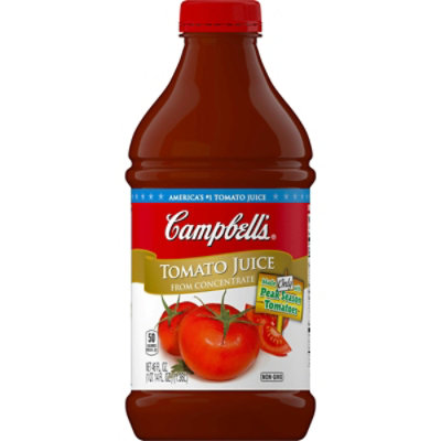 Campbells Tomato Juice - 46 Fluid Ounce (Pack of 6) - Image 2
