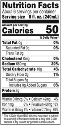 Campbells Tomato Juice - 46 Fluid Ounce (Pack of 6) - Image 4