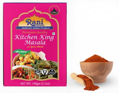 Rani Brand Authentic Indian Products - Kitchen King Masala, Indian 21-Spice Blend - 3.5oz (100g) - Image 1