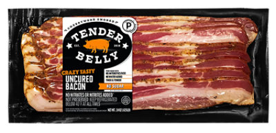 Tender Belly No Sugar Uncured Bacon - 10 Oz - Image 1