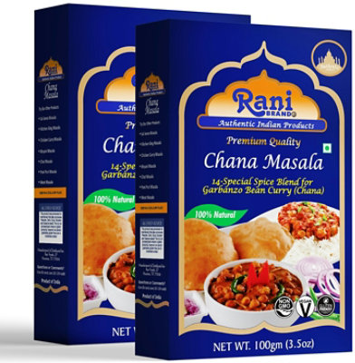 Rani Brand Authentic Indian Products - Chana Masala, Garbanzo Curry 15-Spice Blend - 3.5oz (100g) - Image 3