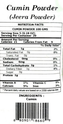 Rani Brand Authentic Indian Products - Cumin (Jeera) Powder - 80oz (5lbs) 2.27kg - Image 4
