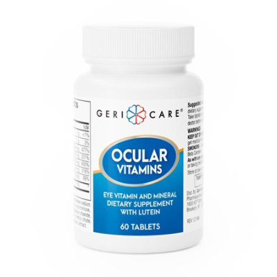Geri-Care Eye Vitamin and Mineral Supplement with Lutein, 1 Count - Image 1