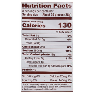 Hippeas Chickpea White Cheddar Chips Bag - 8 Oz - Image 3