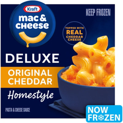 Kraft Deluxe Original Cheddar Frozen Mac & Cheese - 12 Oz - Image 1