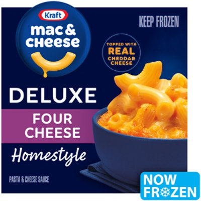 Kraft Deluxe Frozen Meal Original Cheddar Mac Cheese Macaroni