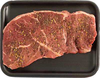 Usda Choice Beef Top Sirloin Steak Seasoned - Lb
