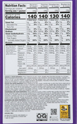 Signature Select Fruit And Cream Instant Oatmeal - 9.8 Oz - Image 6