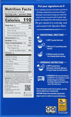 Signature Select Regular Instant Oatmeal - 9.8 Oz - Image 6