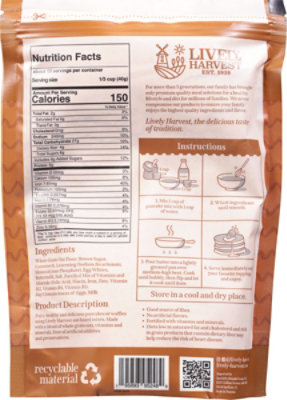 Lively Harvest Oat Pnck Waffle Buttermilk Mix - 18 Oz - Image 6