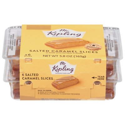 Mr Kipling Salted Caramel Cake Slices - 5.8 Oz