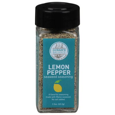 Ocean's Balance Lemon Pepper Seaweed Seasoning - 2.3 Oz - Image 3