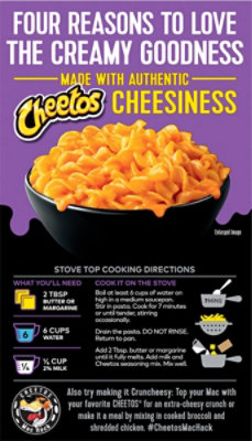 Cheetos Mac'n Cheese Pasta Mix Four Cheese - 5.9 OZ - Image 6