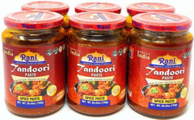 Rani Authentic Indian Brand - Tandoori Paste (No Colors) 26.5oz (750g) Glass Jar (Pack of 5 +1 Free) - Image 3