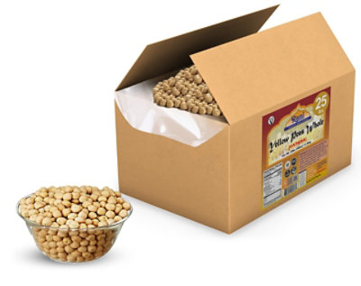 Rani Authentic Indian Brand - Yellow Peas Whole, Dried (Vatana, Matar) 400oz (25lbs) 11.36kg Bulk Box - Image 3