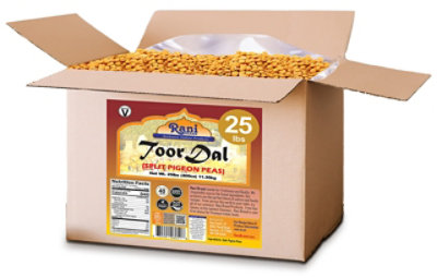 Rani Authentic Indian Brand - Toor Dal (Split Pigeon Peas) 400oz (25lbs) 11.36kg Bulk Box - Image 4