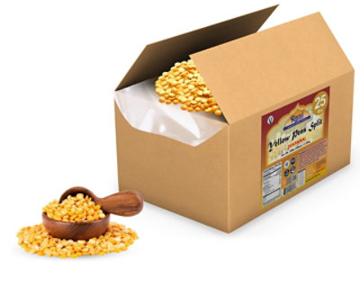 Rani Authentic Indian Brand - Yellow Peas Split, Dried (Vatana, Matar) 400oz (25lbs) 11.36kg Bulk Box - Image 3