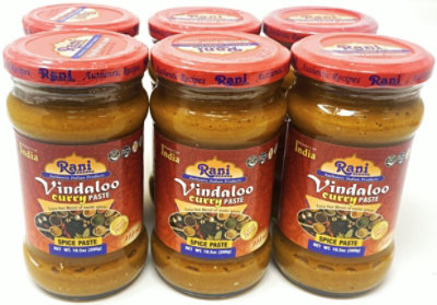 Rani Authentic Indian Brand - Vindaloo Curry Cooking Spice Paste, Hot! 10.5oz (300g) Glass Jar (Pack of 5 +1 Free) - Image 3