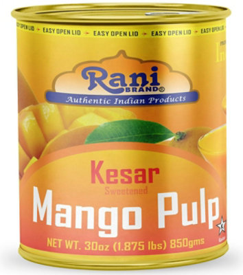 Rani Authentic Indian Brand - Mango Pulp Puree (Kesar Sweetened) 30oz (1.875lbs) 850g (Pack of 2) - Image 2