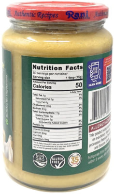 Rani Authentic Indian Brand - Ginger Garlic Cooking Paste 26.5oz (750g) Glass Jar - Image 2