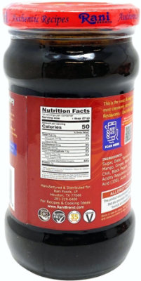 Rani Authentic Indian Brand - Dates & Tamarind (Imli) Chutney 12.3oz (350g) Glass Jar - Image 3
