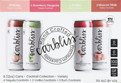 Carbliss Cocktail Collection 8pk Cans - 8-12 FZ - Image 3