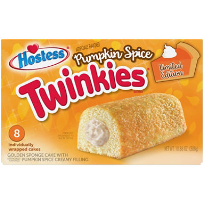 Hostess Pumpkin Spice Flavored Twinkies - 8-10.86 Oz - Image 1