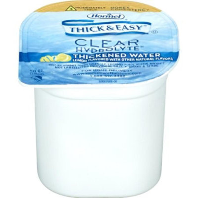 Hormel Thick & Easy Hydrolyte Honey Consistency Lemon Thickened Water, 4-ounce Cup, 24 Count - Image 2