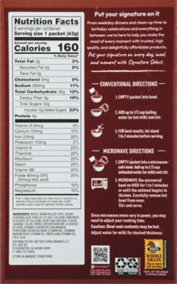 Signature Select Maple Brown Sugar Instant Oatmeal - 12.1 Oz - Image 6