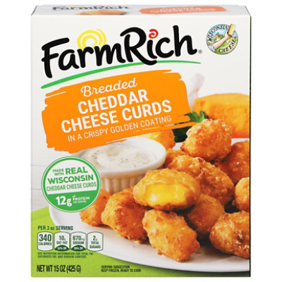 Farm Rich Breaded Cheddar Cheese Curds - 15 Oz - Image 4