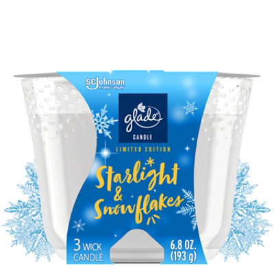 Glade Starlight & Snowflakes Scented Candle - 6.8 Oz - Image 2