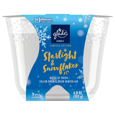 Glade Starlight & Snowflakes Scented Candle - 6.8 Oz - Image 1