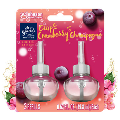 Glade Piso Crisp Cranberry Champagne Refill - 2-.67 Fl. Oz. - Image 2