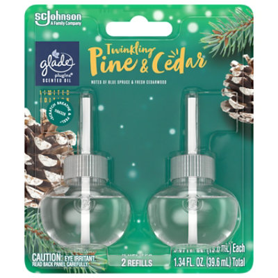 Glade Piso Twinkling Pine & Cedar Refill 2-.67 Fl. Oz. - Image 1