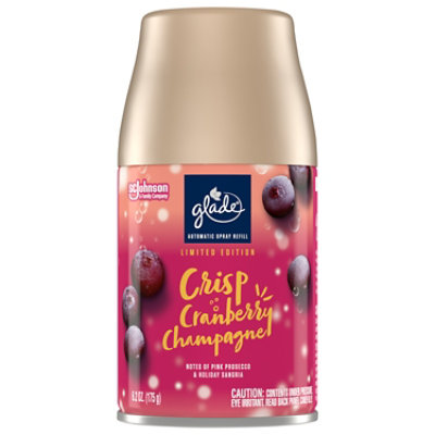 Glade Crisp Cranberry Champagne Auto Spray Refill - 6.2 Oz - Image 2