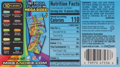 Mike & Ike Megamix - 4.25 Oz - Image 6