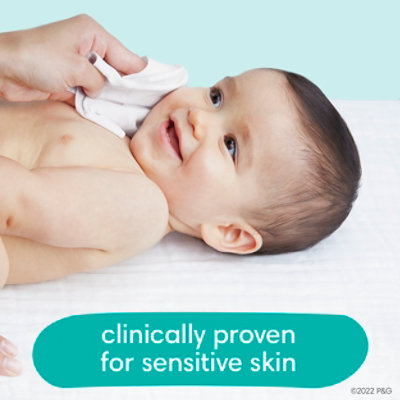 Pampers Baby Wipes Sensitive Perfume Free 12 Pop Top Packs - 672 Count