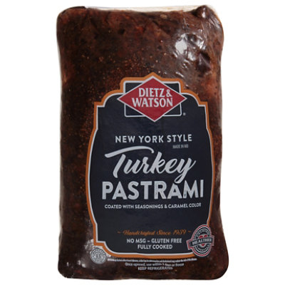 Dietz & Watson Turkey Pastrami - .50 Lb. - Image 1