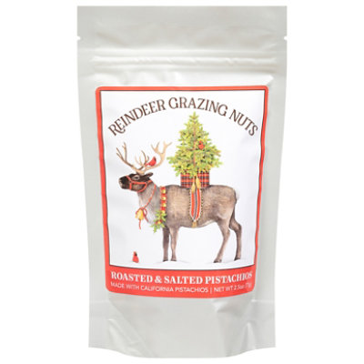 Maisie Jane's Roasted Salted Reindeer Grazing Pistachios - 2.5 Oz - Image 3