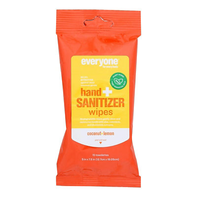 Everyone - Hand Sntzr Wps Coconut Lemon -15 CT (Pack of 6) - Image 1