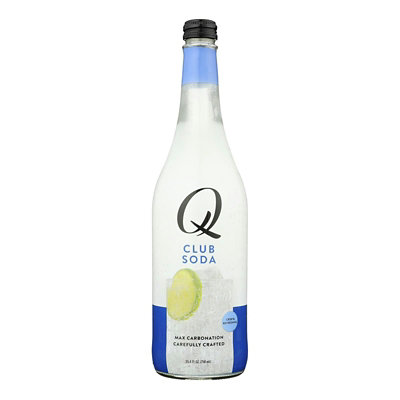 Q Drinks - Club Soda -25.4 fz (Pack of 8) - Image 1