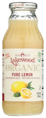 Lakewood Organic Pure Lemon Juice - 12.5 Ounce (Pack of 12) - Image 3